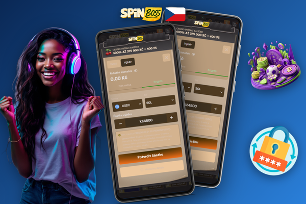 Mobilní rozhraní funkce cash-out se zlatým tlačítkem pro uzavření tiketu v Spinboss Kasino Kasino