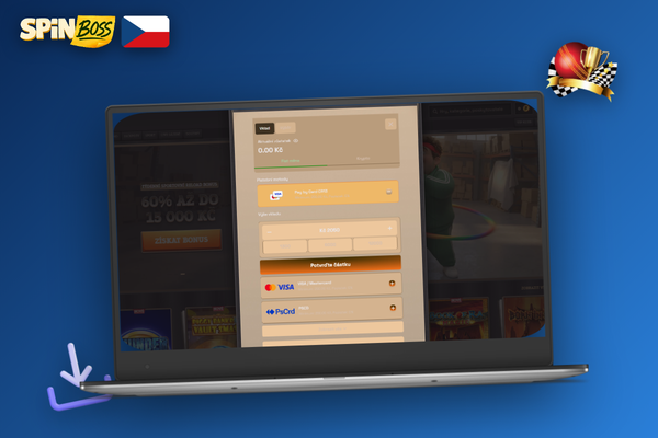 QR kód krypto adresy Spinboss Kasino Kasino na mobilu pro rychlý vklad kryptoměnou