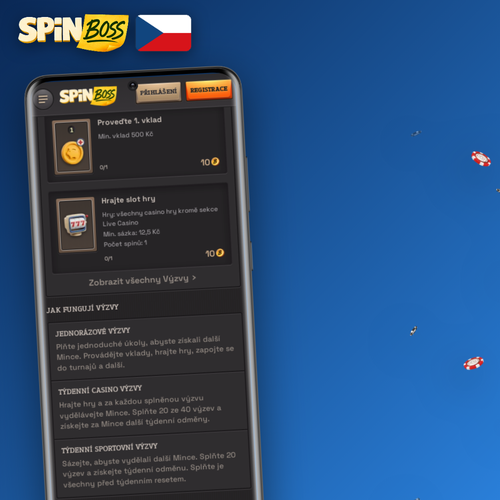 Spinboss Kasino Kasino — oficiální online kasino a sportovní sázky pro české hráče